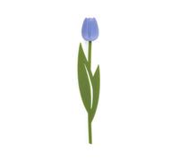 Balvi Marque-page Tulip Couleur violet Marque-page en forme de tulipe, fin et flexible Nylon/plastiqu