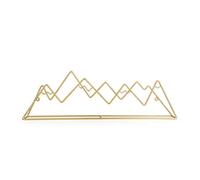 Balvi Patère Mountain Couleur dorée en Forme de Montagne Vis pour Le Mur Incluse Fer 55,5 cm