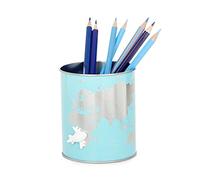 Balvi Pot à crayons Globe Couleur turquoise Gardez votre bureau Bateau rangé Pot à crayons Design Car