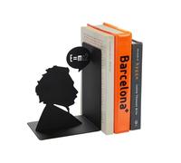 Balvi Serre-Livres Einstein Couleur Noir Serre-Livres décoratif avec Les Contours emblématiques d'Alb