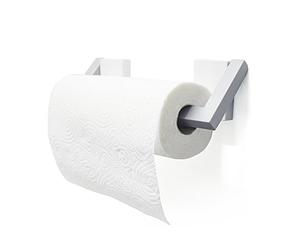 Balvi Support à essuie-Tout Magneto Couleur Blanc/Gris Porte Rouleau essuie-Tout magnétique Plastiq