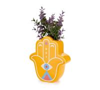 Balvi Vase Lucky Hand Couleur Jaune La Main de la Chance Céramique 21cm