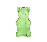 Balvi Vase Yummy Bear Couleur Vert en Forme de Bonbon Ourson Verre 24 cm