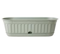Bama - 30950 Jardinière avec Soucoupe à réserve d'eau 49x18x15 cm Sauge
