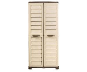 BAMA Armoire haute RIPONI, couleur gris/noir