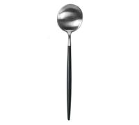 Bama Cuillère Kyoto Silver Black - 12 Pièces