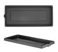 BAMA Fiorière Rectangulaire Grande Extérieure Noir Effet Bois 80×40×34h cm