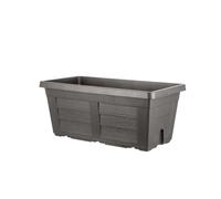 Bama Jardinière Effet Bois 60 x 30 x 26 cm Anthracite