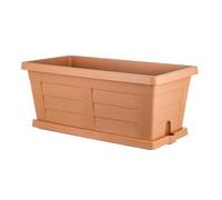 bama Jardinière Legno en Plastique - Terracotta - L 60 X L 30 X H 26 Cm