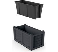 Bama Kit Arredo Plantenbak 80x42.5x42 cm Antraciet