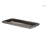 bama Soucoupe pour Jardinière Legno - Gris Anthracite - 56 X 24 Cm