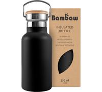Bambaw Bouteille Isotherme en Inox 350 ml - Jet Black