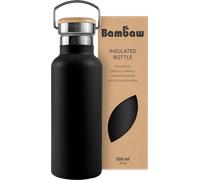 Bambaw Bouteille Isotherme en Inox 500 ml - Jet Black