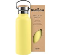 Bambaw Bouteille Isotherme en Inox 500 ml - Yellow Beam