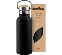 Bambaw Bouteille Isotherme en Inox 750 ml - Jet Black