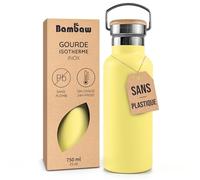 Bambaw Bouteille Isotherme en Inox 750 ml - Yellow Beam