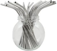 Bambaw Pailles en Acier Inox - Argent