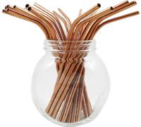 Bambaw Pailles en Acier Inox - Or rose