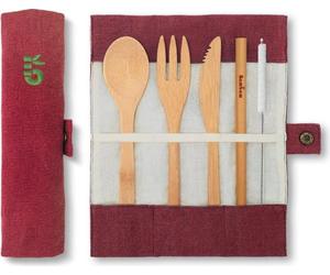 Bambaw Set de Couverts en Bambou - Berry