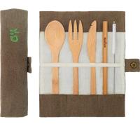 Bambaw Set de Couverts en Bambou - Olive