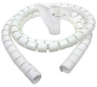 Bambelaa! Gaine Cable 1,5 m Conduit De Cable Bureau Gaine Spirale Flexible Gaine Spirale pour Cable Electrique 20 mm Blanc