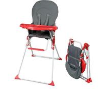 Bambisol chaise haute pour bébé - rouge