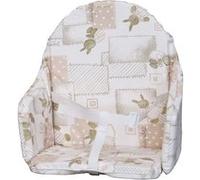 Bambisol Coussin de chaise avec sangle Lapinou Plaque mousse centrale Motif lapin beige