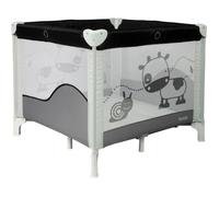 Bambisol Parc Bébé Pliant 90 x 90 cm avec Rehausse, Fond de Parc et Sac de Transport - Espace de Jeux pour Bébé de 0 à 3 Ans