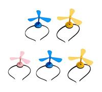 Bamboocopter Serre-tête moulin à vent Accessoire de fête pour adultes enfants réunions de famille Vacances Festival