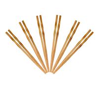 BambooMN - Lot de 12 baguettes torsadées en bambou de qualité supérieure de 22,9 cm
