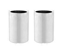 BAMBOOST Lot de 2 filtres de rechange 411 pour purificateur d'air Blueair Blue Pure 411 411+ 411 pour voiture et mini purificateur d'air, filtre HEPA 3 en 1