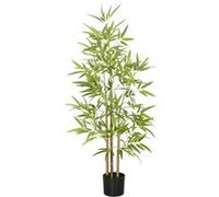 Plante artificielle Bambou - HOMCOM - hauteur 120 cm avec pot - décoration interieur, très réaliste