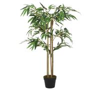 vidaXL Bambou artificiel 760 feuilles 120 cm vert