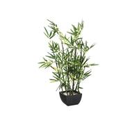 Bambou artificiel en pot - H. 70 cm.