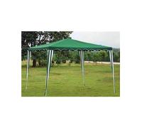 Bambou pergola fixe 3,0 x 3,0 x 2,5 mètres polyester blanc-vert lp-016