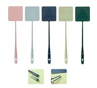 BAMFY Lot de 5 tapettes à mouches manuelles pour intérieur et extérieur avec pince à épiler pour mouches, abeilles, moustiques, guêpes, insectes, fournitures de jardin