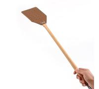 BAMFY Tapetteà Mouche Cuir for à L'Intérieur, Extérieur, Maison, Jardin, Salle De t Bureau Tapettes à Mouche avec Longue Poignée