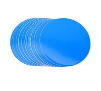 Bamjour 20 Patchs de Réparation Auto-adhésifs en PVC Bleu, pour Matelas Gonflable, Piscine, Lit Pneumatique, Tente de Bateau (Rond 20 pièces)