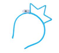 Bamjour Bandeau Couronne Lumineux LED, Bandeaux Clignotants avec 3 Modes pour Fêtes, Concerts, Ensemble de 40 Pièces, Tissu Métallique en Plastique 20x13cm (Bandeau couronne lumineux)