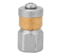 Bamjour Haute Pression 1/4 Inox Drain Buse de Nettoyage pour Nettoyeur | 1/4 de nettoyage canalisation rotabuse rotatif rotatif inverse/4BSP filetage femelle, acier inoxydable de haute qualité,