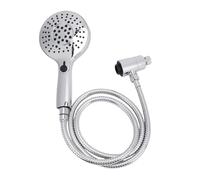 Bamjour Pommeau de Douche Magnétique Haute Pression, 5 Réglages de Pulvérisation avec Station D'accueil Magnétique Puissante, Mode Pause pour une Installation Facile, économie D'eau (Ensemble de 3