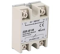 Bamjour Relay Ssr 40 SSR-40VA Relais Statique pour Contrôle | Régulateur de tension 40 da ssr-40va ssr-40 -40 va-h, automatisation industrielle, vitesse de commutation élevée,