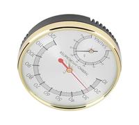 Bamjour Sauna Hygromètre Cadran Métal Intérieur Hygromètre pour Sauna | Hygromètre précis, thermomètre non infrarouge, accessoires de thermostat et Construction métallique suspendue pour
