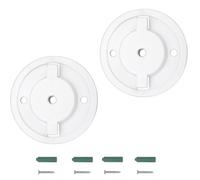 Bamyli Lot de 2 socles de montage mural pour appareil photo intelligent TP-LINK TL70 C210 IPC40 IPC4 IPC40C TPC42EW - Accessoires compatibles avec Tapo C200 - Blanc - 55 cm - Avec vis