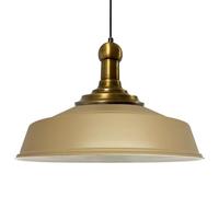 bamyum Asletl Long-Knob Suspension Luminaire Industrielle de 41 cm, Suspension Luminaire Vintage en Métal, Lustre Cuisine Vintage, Lampe à Suspendre E27, Salon, Salle à Manger, Lampe à Suspendre Beige