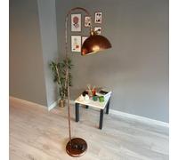 bamyum Gorkiede Métal, Moderne, E27 30 cm, Salon et Chambre, Abat-Jour Réglable, Lampadaire, Peinture Cuivre