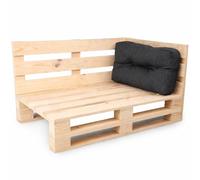Coussin Palette - Angle 60x40 cm - Bananair - Noir Fabriqué en France