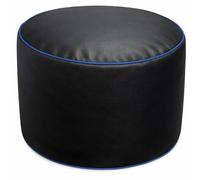bananair - Repose-Pieds Gaming en Mousse - Tabouret pour Reposer Les Jambes - Léger et Stable - Design Simili Cuir - Idéal Canapé, Fauteuil & Setup Gaming (30x55 cm, Bleu)