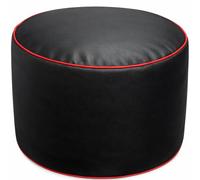 Bananair - Repose-Pieds Gaming en Mousse - Tabouret pour Reposer Les Jambes - Léger et Stable - Design Simili Cuir - Idéal Canapé, Fauteuil & Setup Gaming (30x55 cm, Rouge)