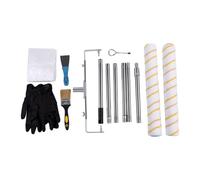 banapoy Kit de Rouleaux à Peinture de 18 Po avec Rallonge | Cadre en Acier Antirouille épaissi, Rouleau Réglable, Comprend des et une Brosse à Rouleau, pour Plafonds et Coins